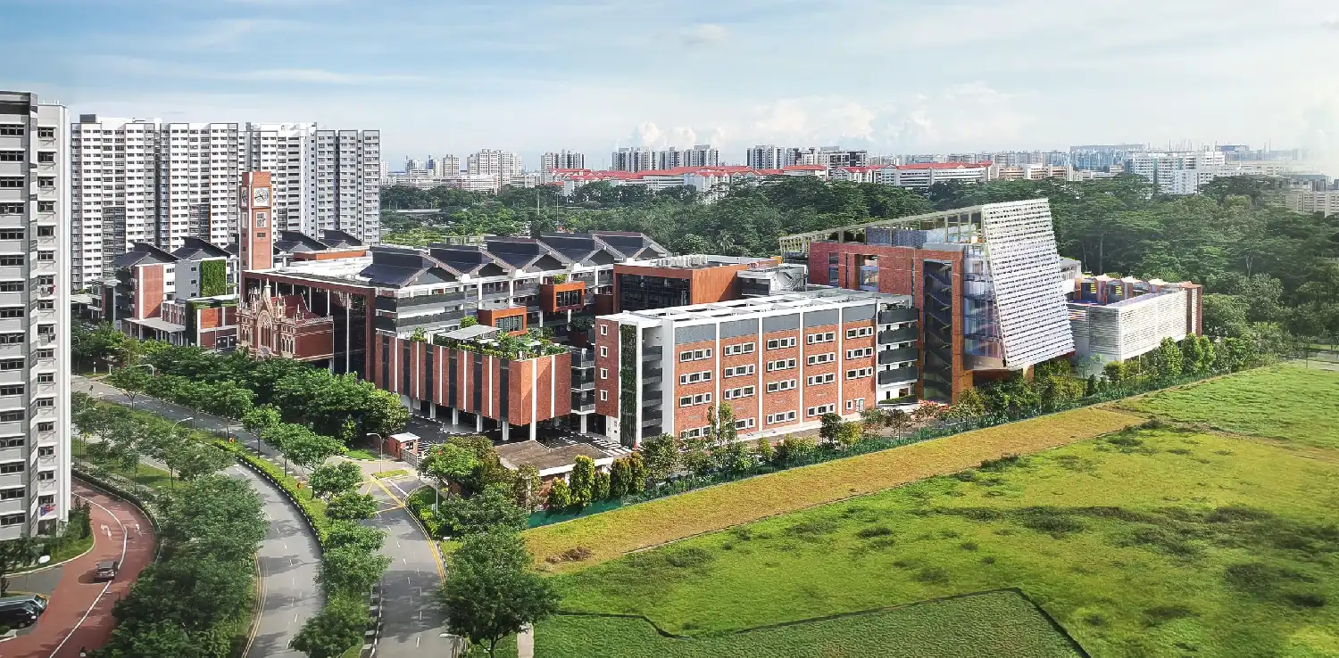 Dulwich College (Singapore)'s Bukit Batok campus from the air